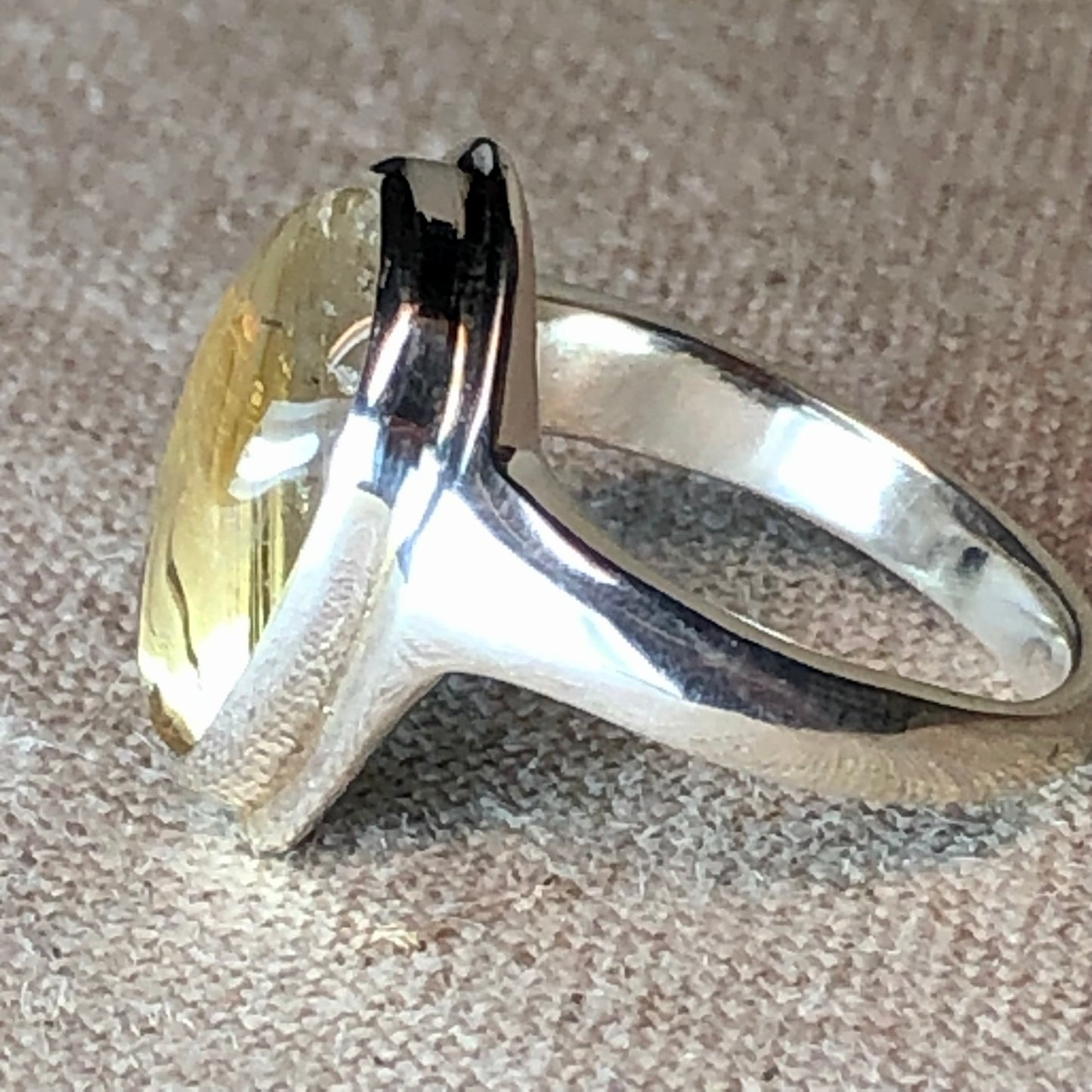 Rutilated Quartz Ring