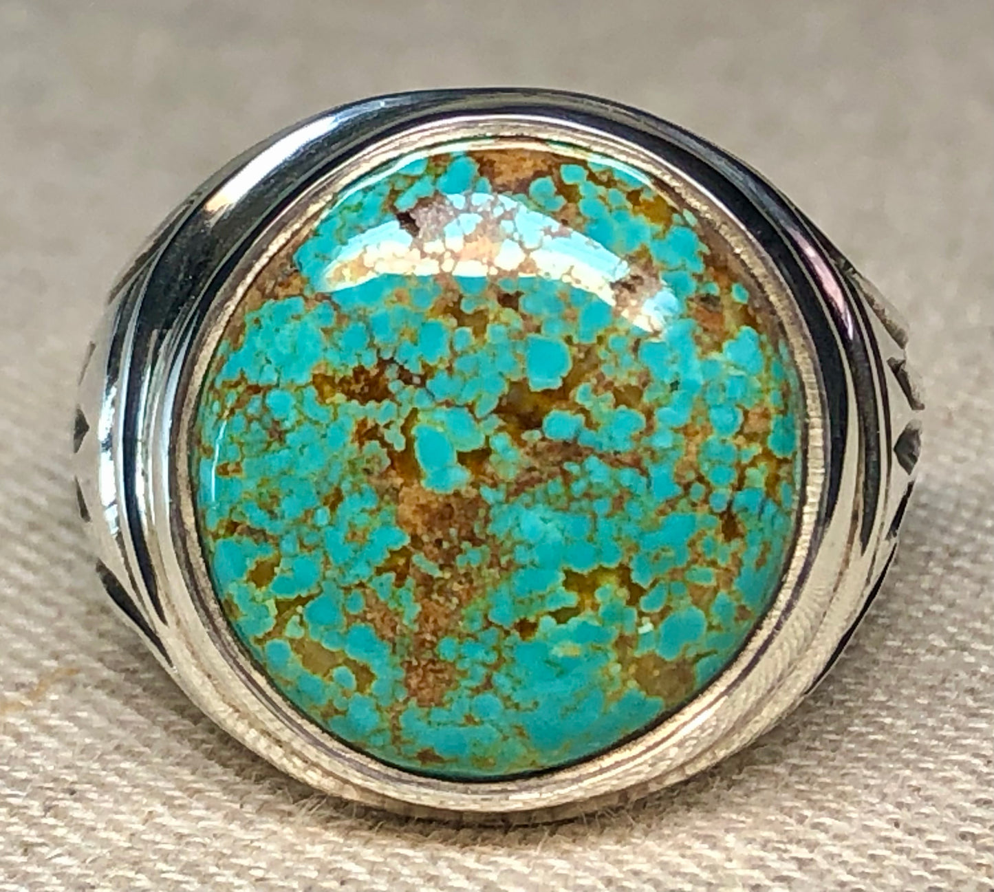 Mens Nevada Turquoise Ring
