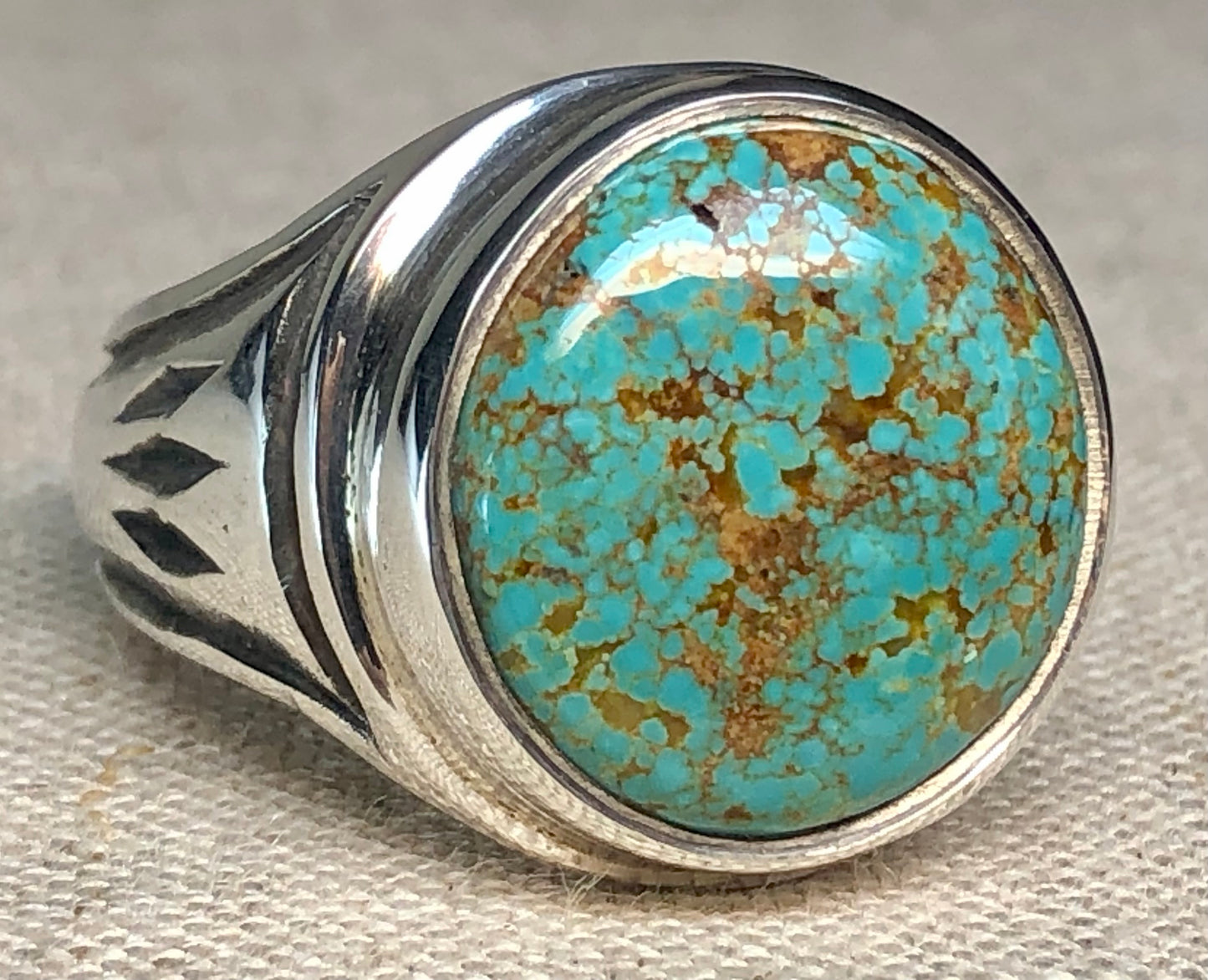 Mens Nevada Turquoise Ring