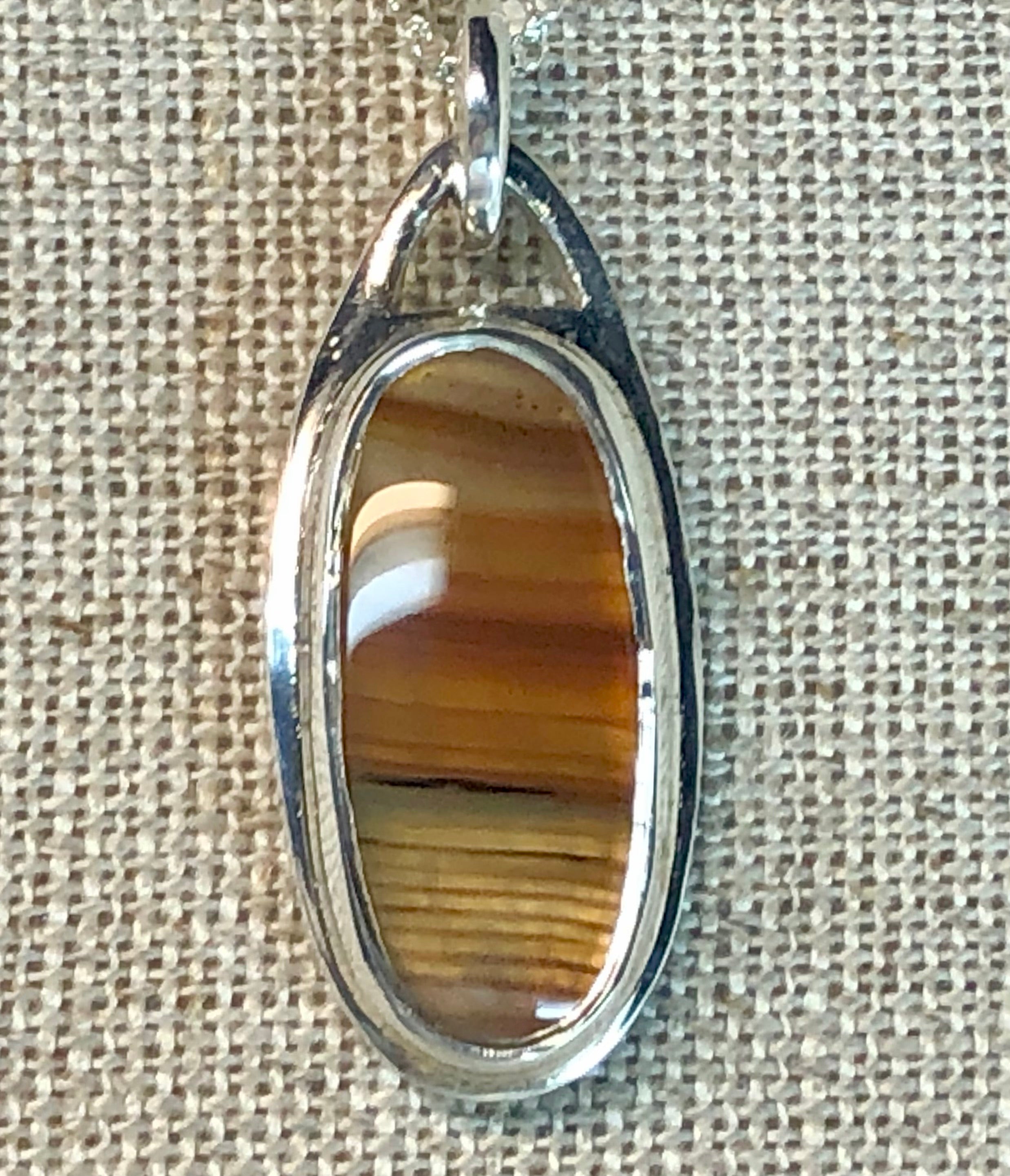 Montana Agate Pendant 1 shops 1/2