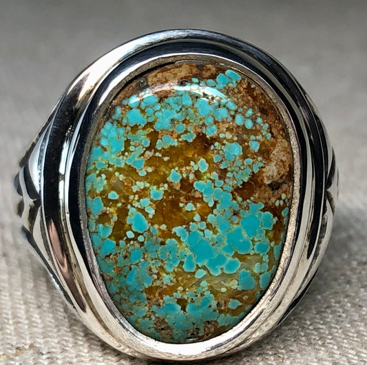 Mens Nevada Turquoise Ring